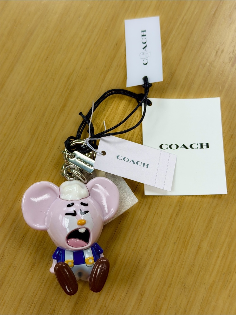Brain Dead x Coach Kachi Mouse Keychain Charm - Picture 2 of 2